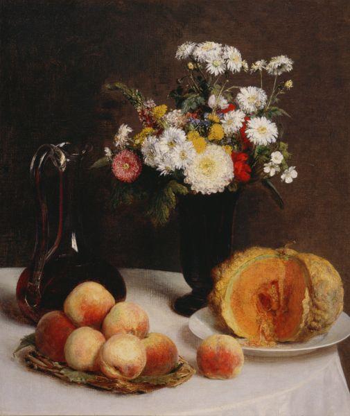 Henri Fantin-Latour Flowers and Fruit oil painting image